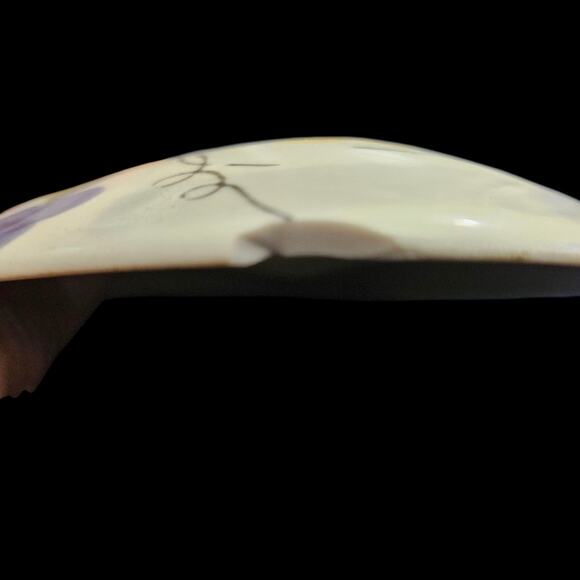 Omega Ceramic Casserole Dish w/ Lid & Wicker Basket Fruit Pattern 7" Small Chip - Picture 7 of 8